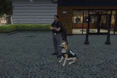 Sheriff Aldent when he was Chief of the LSPD with K-9 Ant'ny.